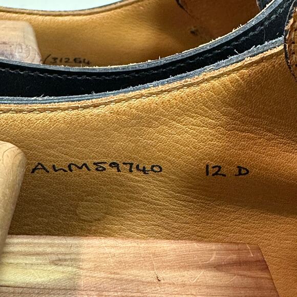 EUC Crockett & Jones x Polo Ralph Lauren Single Monk Bench Made in England 12 D main image 4